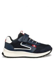 Geox Sneakersy J Briezee J36GMA 01454 C4244 M Granatowy. Niebieskie buty sportowe chłopięce Geox, bez wzorów, z materiału, bez zapięcia. Za 169.99 zł.