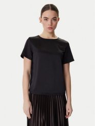 Weekend Max Mara Bluzka Zona 2615941011 Czarny Relaxed Fit. Czarne bluzki damskie Weekend Max Mara, s, bez wzorów, z syntetyku, bez kołnierzyka, bez ramiączek. Za 449.99 zł.