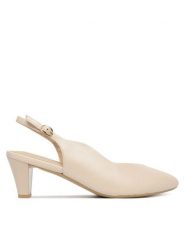 Caprice Czółenka 9-29603-44 Beżowy. Brązowe czółenka damskie Caprice, bez wzorów, ze skóry, bez obcasa, bez zapięcia. Za 238.99 zł.