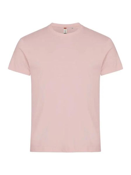 Clique Basic-T T-shirt męska dopasowany krój – Candy Pink. Czerwone t-shirty męskie CLIQUE, m, bez wzorów, z bawełny, bez kołnierzyka. Za 82.64 zł.