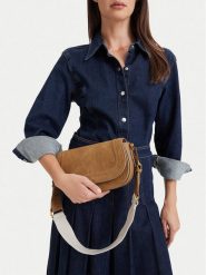 Badura Torebka EO-LA321-2325 Beżowy. Brązowe torebki do ręki damskie Badura, bez wzorów, ze skóry, bez dodatków. Za 329.99 zł.