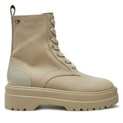 Trapery Tommy Hilfiger. Brązowe śniegowce i trapery damskie Tommy Hilfiger. Za 679.99 zł.
