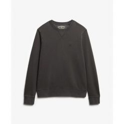 Klasyczna bluza Superdry Essential. Czarne bluzy męskie Superdry., l, bez wzorów, bez kaptura. Za 267.35 zł.