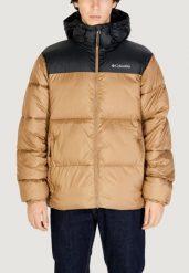 Kurtka puchowa Mężczyzna COLUMBIA Puffect™ II Hooded. Brązowe kurtki męskie Columbia, na zimę, l, bez wzorów, z nylonu, bez kaptura. Za 789.50 zł.