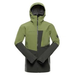 Kurtka turystyczna Alpine Pro Zarr 2. Zielone kurtki męskie Alpine Pro, bez wzorów, sportowe, bez kaptura. Za 899.00 zł.