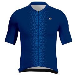 Koszulka rowerowa męska Unica granatowa. Niebieskie buty sportowe męskie C-LAB, bez zapięcia, rowerowe. Za 329.17 zł.