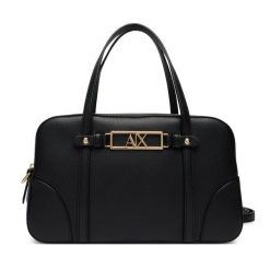 Torebka Armani Exchange. Czarne torebki do ręki damskie Armani Exchange, bez wzorów, klasyczne, bez dodatków. Za 629.99 zł.