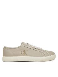 Calvin Klein Jeans Tenisówki Ess Vulc Low Cv Mg Wn YW0YW01762 Beżowy. Brązowe trampki i tenisówki damskie Calvin Klein Jeans, bez wzorów, z jeansu, bez zapięcia. Za 299.99 zł.