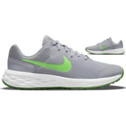 Buty do biegania damskie Nike Revolution 6. Szare obuwie sportowe damskie Nike, bez wzorów, do biegania, nike revolution. W wyprzedaży za 291.55 zł.