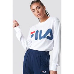 FILA T-shirt z długim rękawem Classic Logo - White. Białe t-shirty damskie Fila, z okrągłym kołnierzem. Za 141.95 zł.
