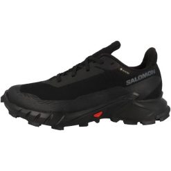 Buty do biegania damskie Salomon Alphacross 5 Gtx W. Czarne obuwie sportowe damskie Salomon, bez wzorów, z gore-texu, do biegania. Za 799.99 zł.