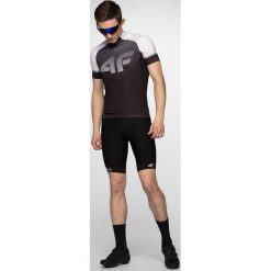 Koszulka rowerowa męska RKM151 - głęboka czerń. T-shirty męskie marki 4f. Za 169.99 zł.