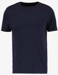 T-SHIRT MEN HAUSHALT TSC1000DS-L NAVY. Niebieskie t-shirty męskie Krups, l, bez wzorów, bez kołnierzyka. Za 20.77 zł.