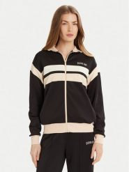 Guess Bluza V5RQ00 KCO72 Granatowy Regular Fit. Brązowe bluzy damskie Guess, l, z aplikacjami, z syntetyku, bez kaptura. Za 209.99 zł.
