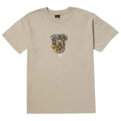 Koszulka turystyczna męska HUF Big Poppy. Brązowe koszulki sportowe męskie HUF, m, bez wzorów, z bawełny, bez kołnierzyka, bez ramiączek, trekkingowe. W wyprzedaży za 109.00 zł.