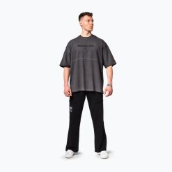 Koszulka treningowa męska NEBBIA Washed-Off Heavyweight No Shortcuts. Czarne buty sportowe męskie Nebbia, bez zapięcia, na fitness i siłownię. Za 189.99 zł.