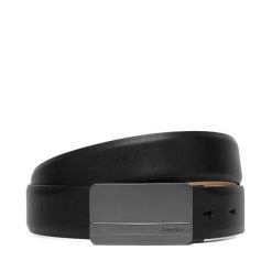 Pasek Calvin Klein. Czarne paski damskie Calvin Klein, bez wzorów. Za 289.99 zł.