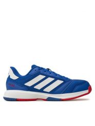 Adidas Buty halowe Ligra 8 M IH9945 Niebieski. Niebieskie buty sportowe męskie Adidas, z materiału, bez zapięcia. Za 299.99 zł.