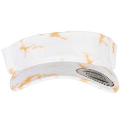 Zakrzywiona Czapka Z Daszkiem Batik Dye. Białe czapki i kapelusze damskie FLEXFIT, bez wzorów. Za 91.99 zł.