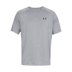 Koszulka Under Armour Tech™ 2.0. Czarne koszulki sportowe męskie Under Armour, m, bez wzorów, bez kołnierzyka, bez ramiączek, do biegania. Za 186.50 zł.