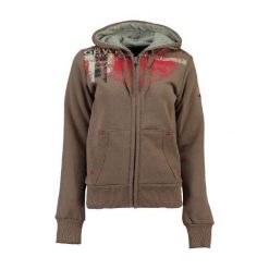 Geographical Norway Bluza Damska Gasmine M Brązowa. Brązowe bluzy damskie Geographical Norway, m, bez wzorów, bez kaptura. W wyprzedaży za 137.00 zł.