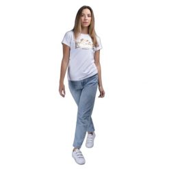 Koszulka damska Lonsdale Bantry. Białe koszulki sportowe damskie Lonsdale, bez wzorów, bez kołnierzyka, bez ramiączek. Za 136.50 zł.