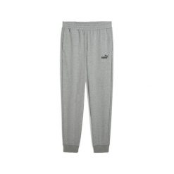Męskie spodnie dresowe o wąskim kroju Essentials z logo No. 1 PUMA. Szare spodnie sportowe męskie Puma, m, bez wzorów, z dresówki, do biegania. W wyprzedaży za 139.00 zł.
