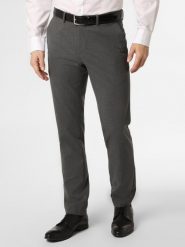 Finshley & Harding spodnie od garnituru modułowego Mężczyźni Slim Fit szary, 94. Szare eleganckie spodnie męskie Finshley & Harding, m, bez wzorów. Za 379.95 zł.