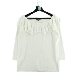 Second life - Damski beżowy sweter - Stan bardzo dobry. Brązowe swetry damskie Ralph Lauren, bez wzorów, bez kołnierzyka, bez ramiączek, bez kaptura. Za 148.01 zł.