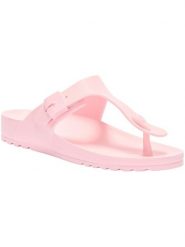 Japonki damskie Scholl Bahia Eva. Czerwone klapki damskie Scholl, bez wzorów, z materiału, eleganckie, bez obcasa. Za 169.99 zł.