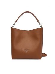 Patrizia Pepe Torebka 8B0319/L001-B111 Brązowy. Brązowe torebki do ręki damskie Patrizia Pepe, bez wzorów, ze skóry, bez dodatków. Za 1,089.00 zł.