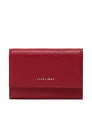 Coccinelle Portfel MW5 Metallic Soft E2 MW5 11 66 01 Czerwony. Czerwone portfele damskie Coccinelle, bez wzorów, ze skóry. Za 599.99 zł.