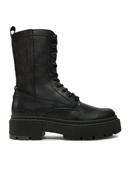 G-Star Raw Botki Kafey Pfm Boot High W D26647 Czarny. Czarne botki damskie G-Star Raw, ze skóry, retro, bez obcasa, na płaskiej podeszwie, bez zapięcia. Za 739.99 zł.