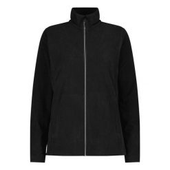 Bluza damska turystyczna CMP 34G6406. Czarne bluzy damskie CMP, na zimę, s, bez wzorów, bez kaptura. Za 214.50 zł.