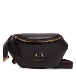 Nerka Armani Exchange. Brązowe torebki do ręki damskie Armani Exchange, bez wzorów, bez dodatków. Za 454.99 zł.