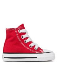 Converse Trampki Inft Chuck Taylor All Star Hi 7J232C Czerwony. Czerwone trampki i tenisówki dziewczęce Converse, bez wzorów, z materiału, bez zapięcia. Za 179.99 zł.