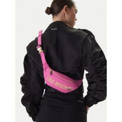 Nerka LOVE MOSCHINO. Czarne torebki do ręki damskie Love Moschino, bez wzorów, bez dodatków. Za 919.99 zł.
