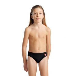 Slipy kąpielowe chłopięce Arena Crazy Skulls. Czarne kąpielówki dla chłopców Arena, bez wzorów. Za 74.99 zł.