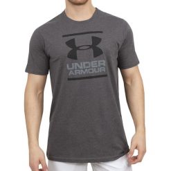 Koszulka fitness męska UNDER ARMOUR GL Foundation z krótkim rękawem. Czarne koszulki sportowe męskie Under Armour, m, bez wzorów, bez kołnierzyka, bez ramiączek, na fitness i siłownię. Za 108.60 zł.