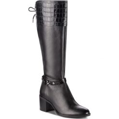 Kozaki GEOX - D Glynna C D843CC 0856Y C9999 Black. Czarne kozaki damskie Geox, ze skóry ekologicznej. Za 839.00 zł.