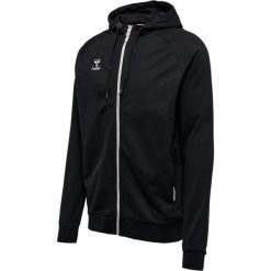 Hummel Bluza damska bawełniana rozpinana GRID Cotton Zip Hoodie. Czarne bluzy sportowe damskie Hummel, l, bez wzorów, z bawełny, z kapturem, na fitness i siłownię. Za 220.00 zł.