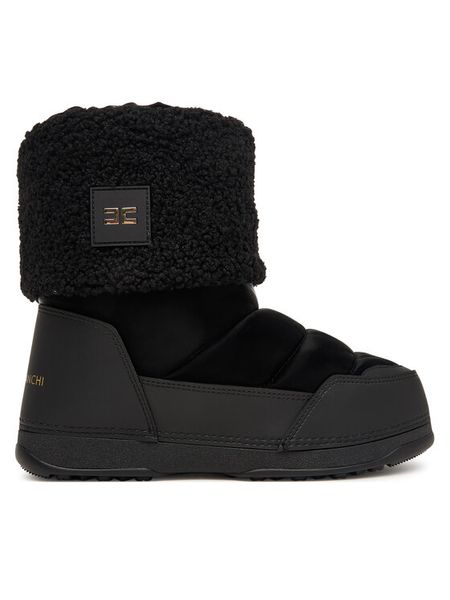 Elisabetta Franchi Śniegowce F4A6-E0752-1982 Czarny. Czarne buty zimowe dziewczęce Elisabetta Franchi, bez wzorów, bez zapięcia. Za 1,169.00 zł.