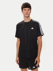 Adidas Koszulka techniczna Train Essentials 3-Stripes IB8150 Czarny Regular Fit. Czarne koszulki sportowe męskie Adidas, m, bez wzorów, z syntetyku, bez kołnierzyka, bez ramiączek, na fitness i siłownię. Za 119.99 zł.