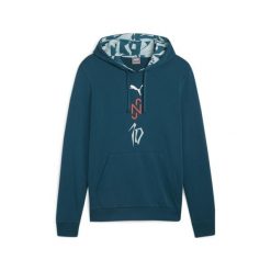 Bluza piłkarska z kapturem PUMA x NEYMAR JR Creativity PUMA. Niebieskie bluzy męskie Puma, l, bez wzorów, z kapturem. Za 188.10 zł.