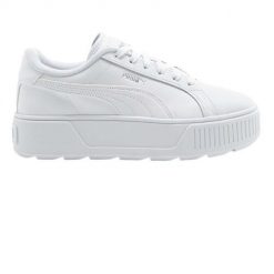 Buty do chodzenia damskie Puma Karmen. Białe obuwie sportowe damskie Puma, bez wzorów, trekkingowe. Za 239.99 zł.