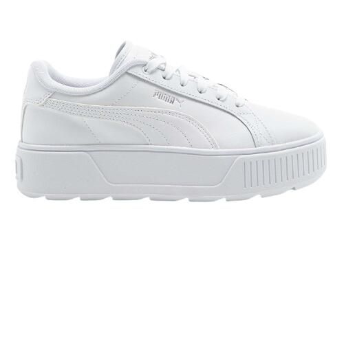 Buty do chodzenia damskie Puma Karmen. Białe obuwie sportowe damskie Puma, bez wzorów, trekkingowe. Za 239.99 zł.