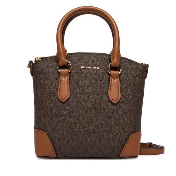 Torebka MICHAEL Michael Kors. Brązowe torebki do ręki damskie MICHAEL Michael Kors, bez wzorów, klasyczne, bez dodatków. Za 859.99 zł.