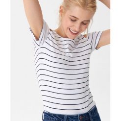 Koszulka typu cold shoulder - Niebieski. T-shirty damskie House. W wyprzedaży za 19.99 zł.