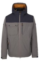 Trespass Eastwell - Męski wyściełany płaszcz Storm Grey. Szare płaszcze męskie Trespass, l, bez wzorów, bez kaptura. Za 444.90 zł.
