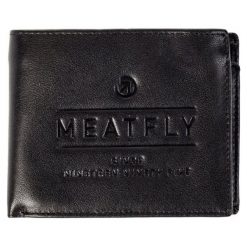 Meatfly Portfel Męski Czarny Seaway. Czarne portfele męskie Meatfly, ze skóry. W wyprzedaży za 129.00 zł.